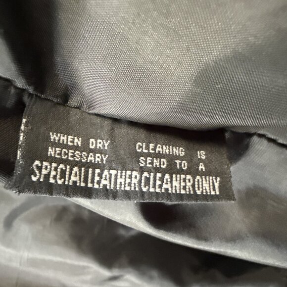 Vintage Wilsons Leather Jacket Mens Size‎ XXL Black Biker Bomber Rock Punk Heavy - Picture 12 of 15